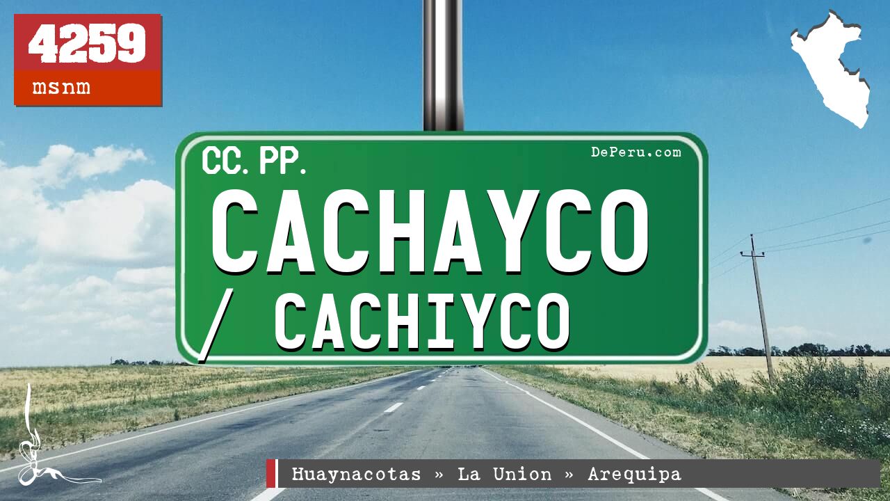 Cachayco / Cachiyco
