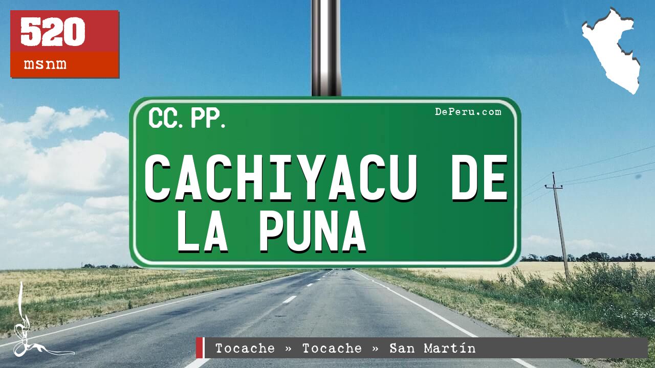 Cachiyacu de La Puna