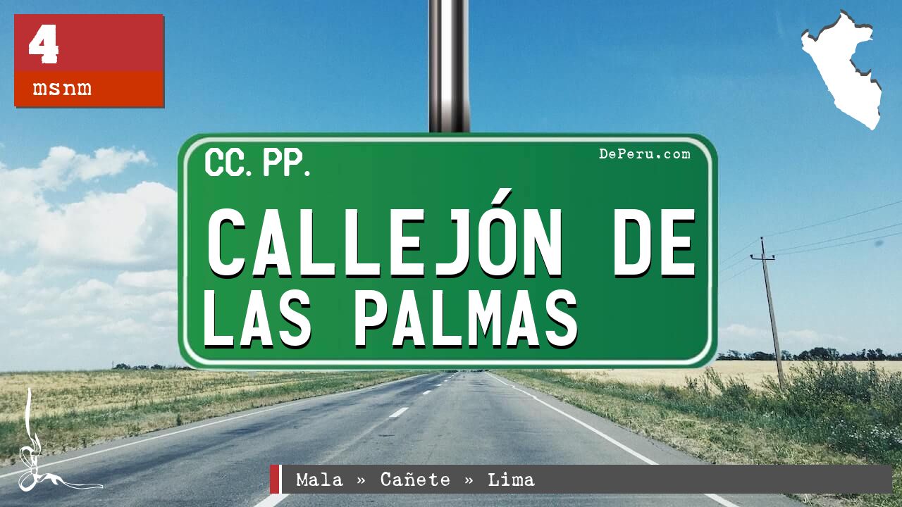 Callejn de Las Palmas