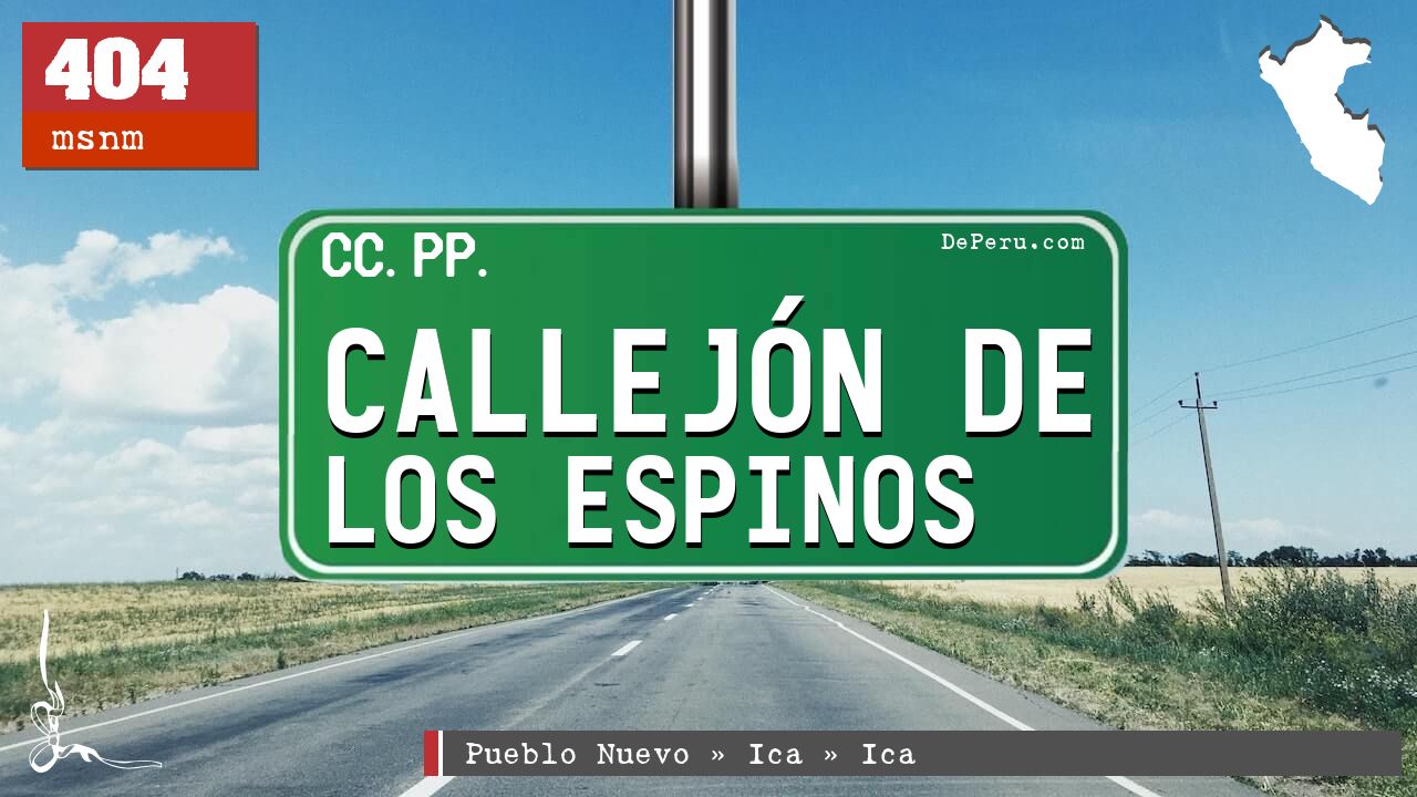 Callejn de Los Espinos