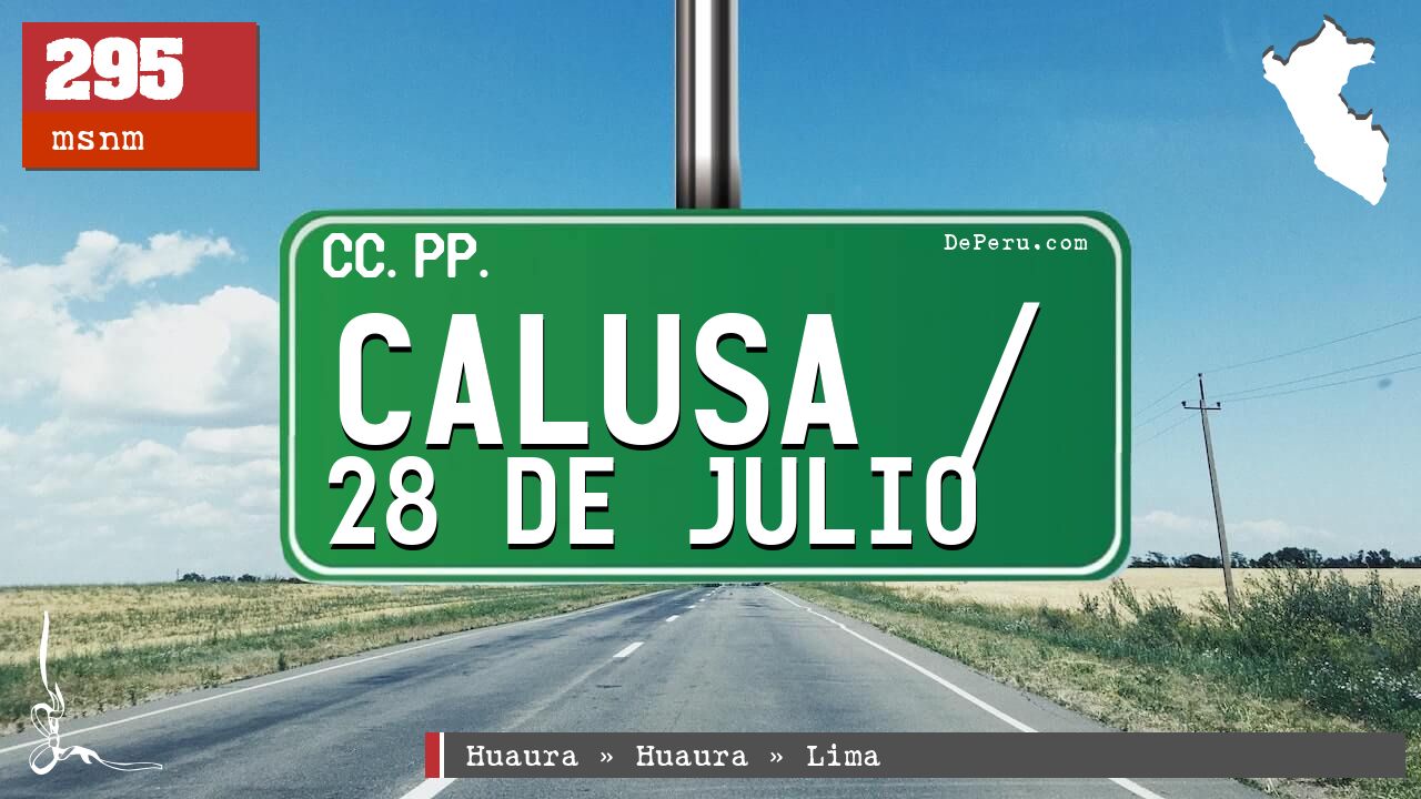 Calusa / 28 de Julio