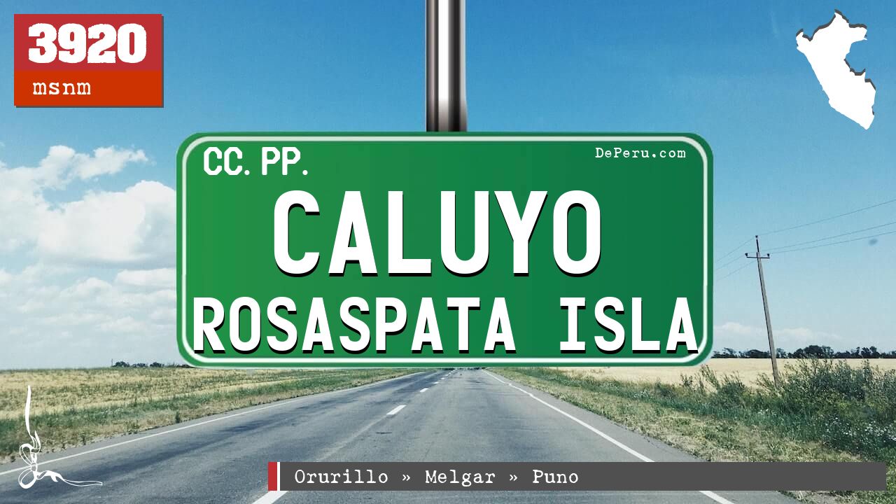Caluyo Rosaspata Isla