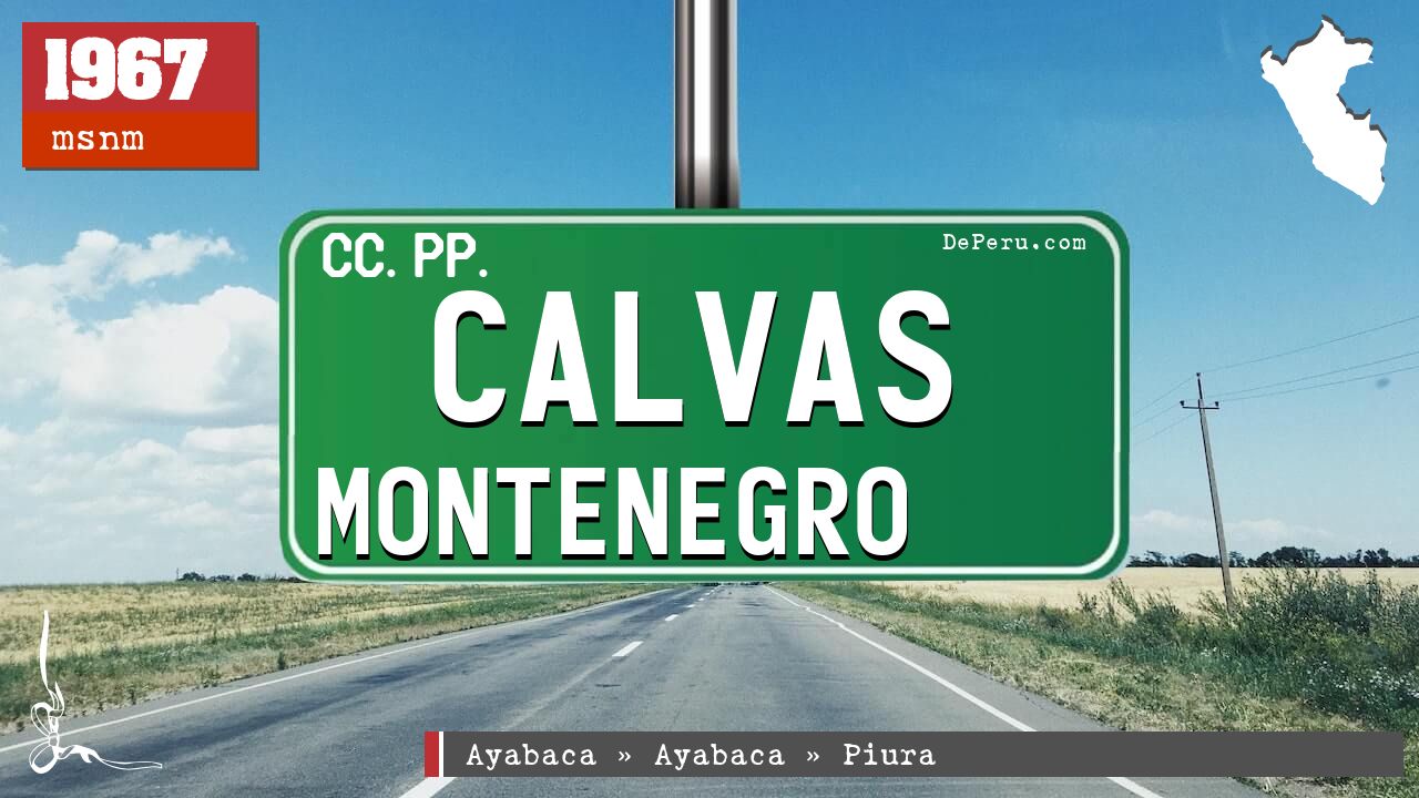 Calvas Montenegro
