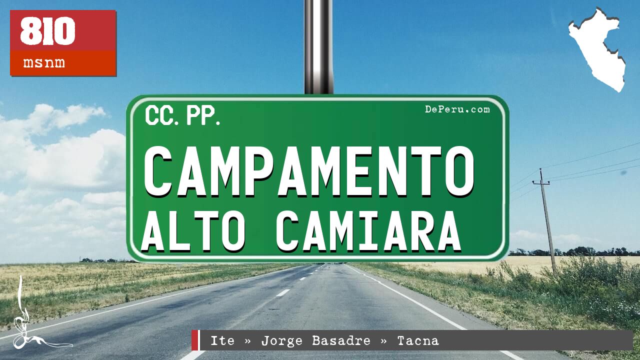 Campamento Alto Camiara