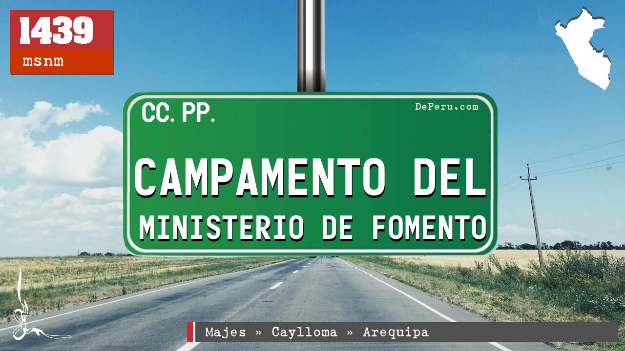 Campamento del Ministerio de Fomento