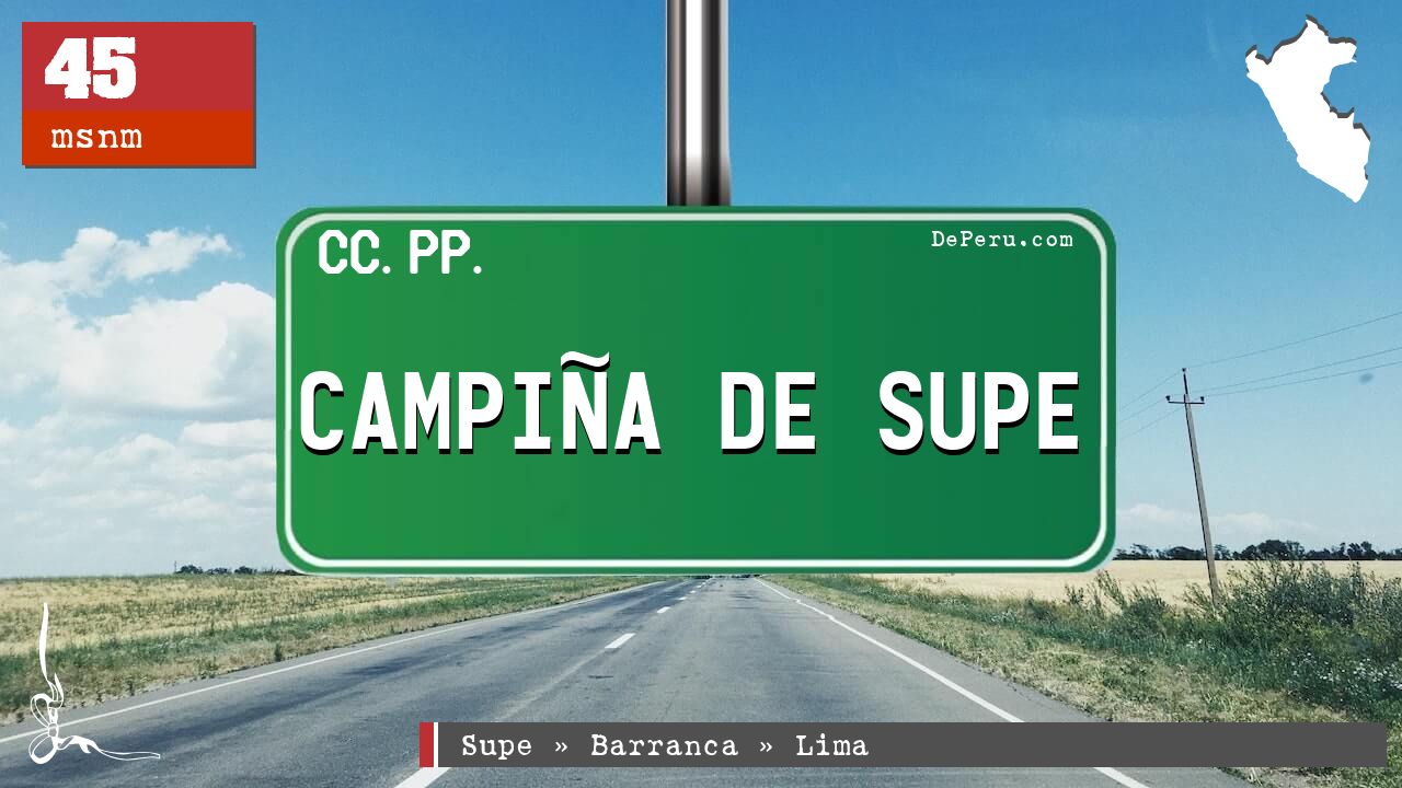 Campia de Supe