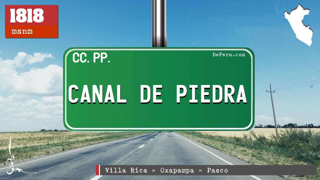 CANAL DE PIEDRA