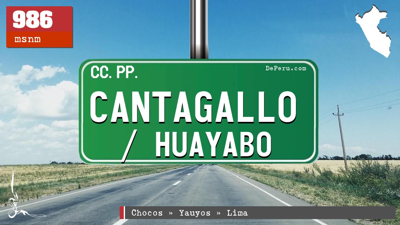 Cantagallo / Huayabo