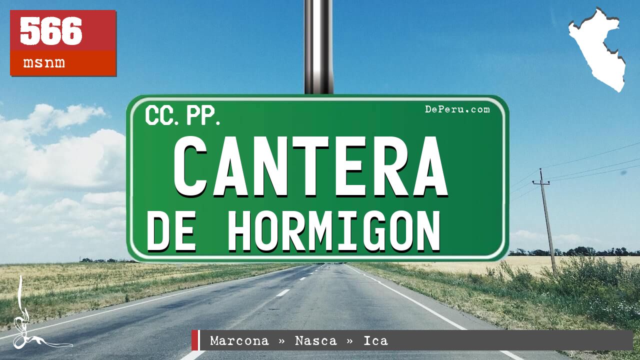 Cantera de Hormigon