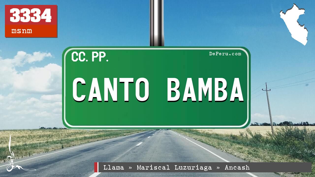 CANTO BAMBA