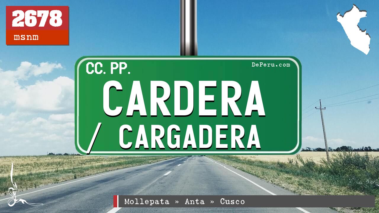 Cardera / Cargadera