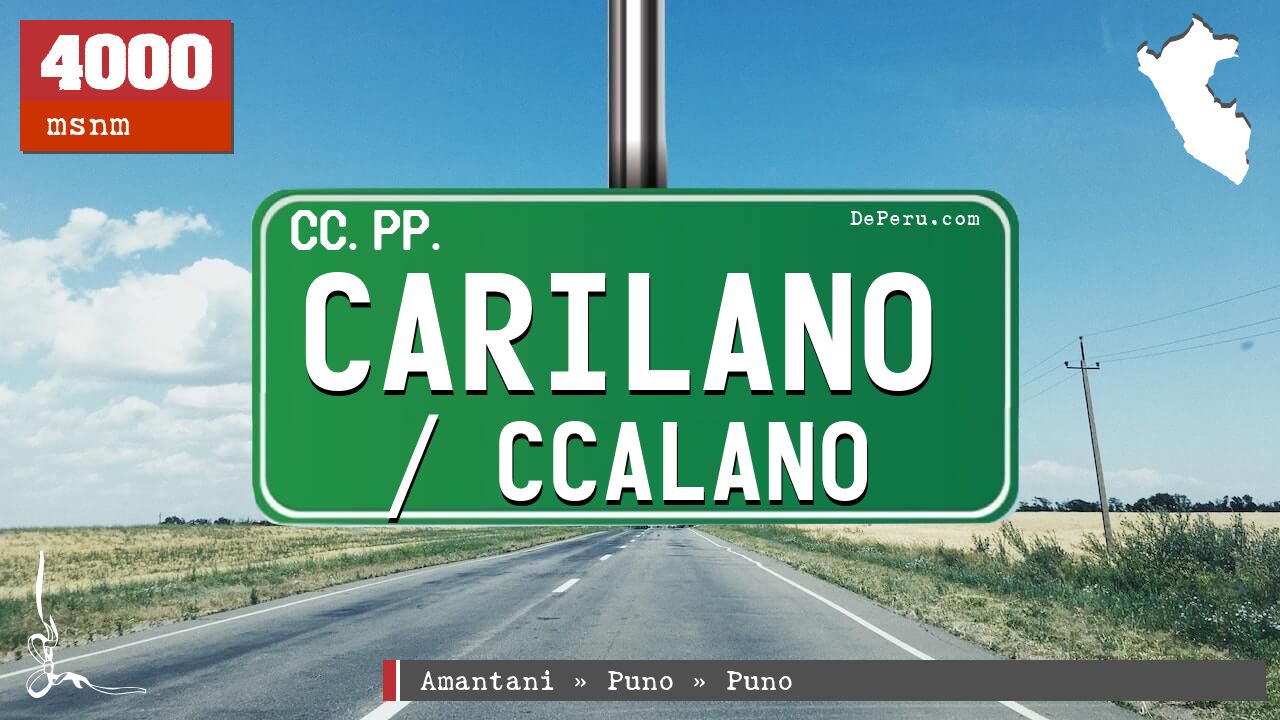 Carilano / Ccalano