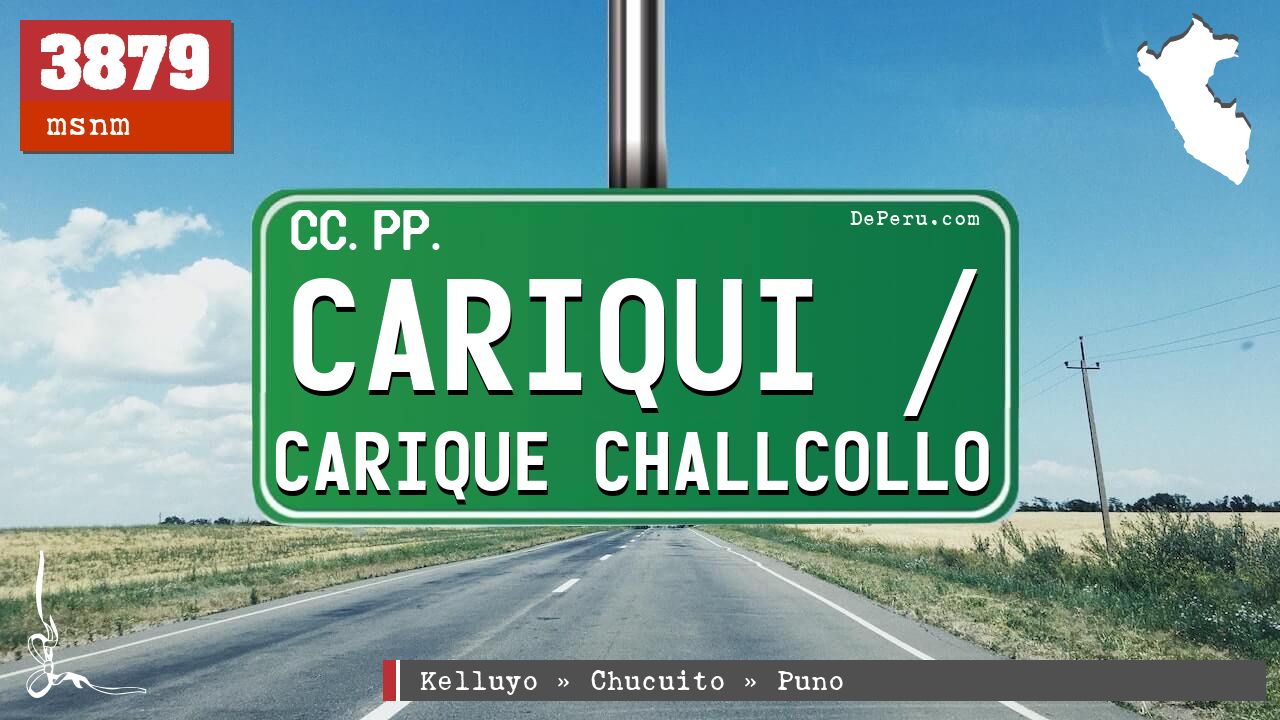 Cariqui / Carique Challcollo