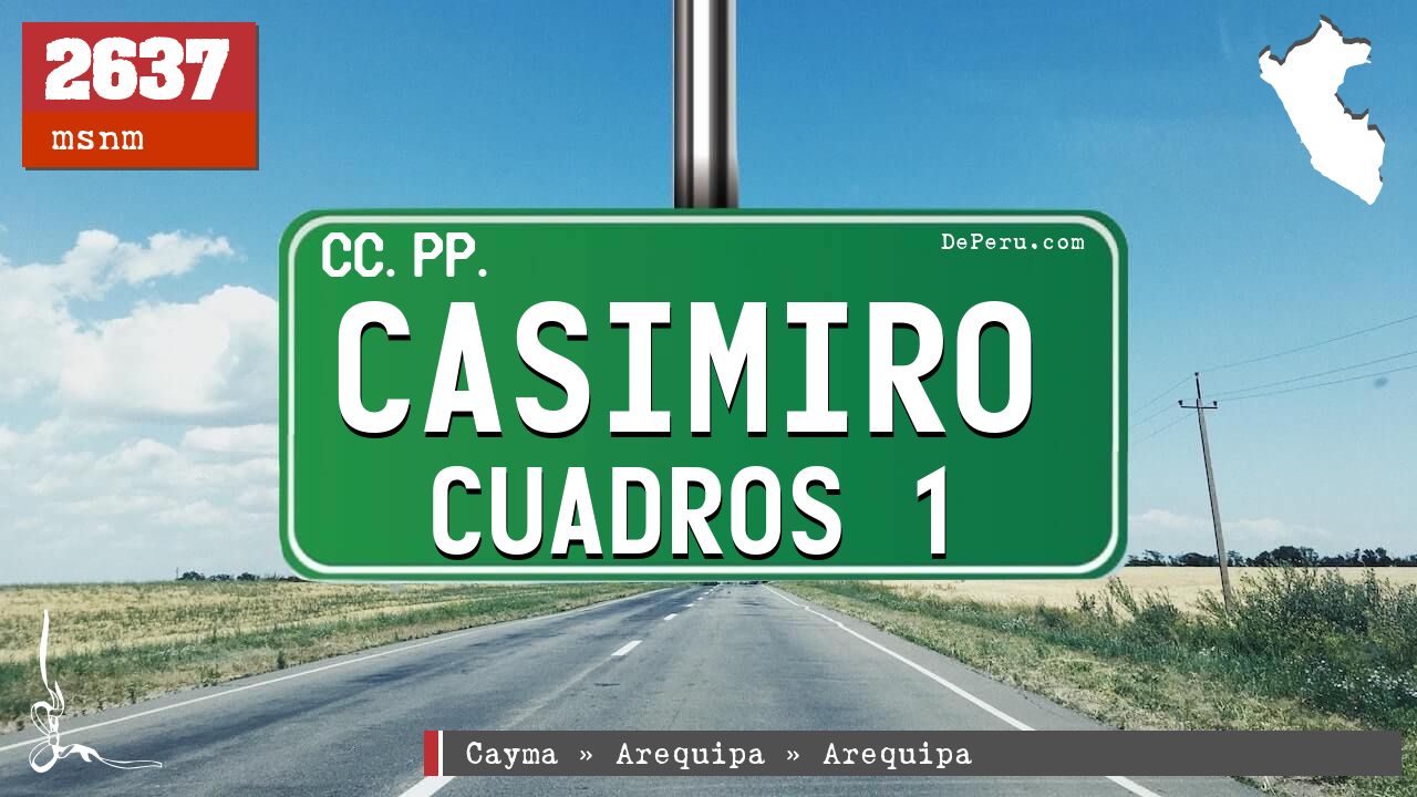 Casimiro Cuadros 1