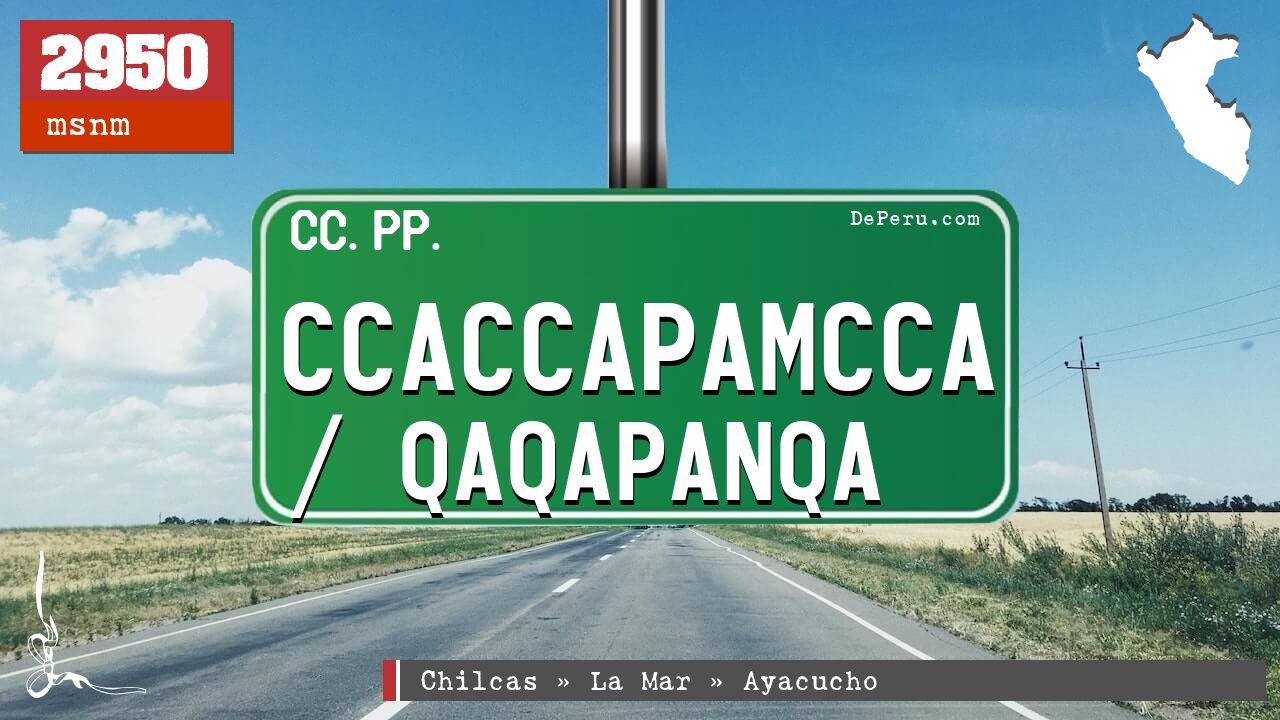 Ccaccapamcca / Qaqapanqa