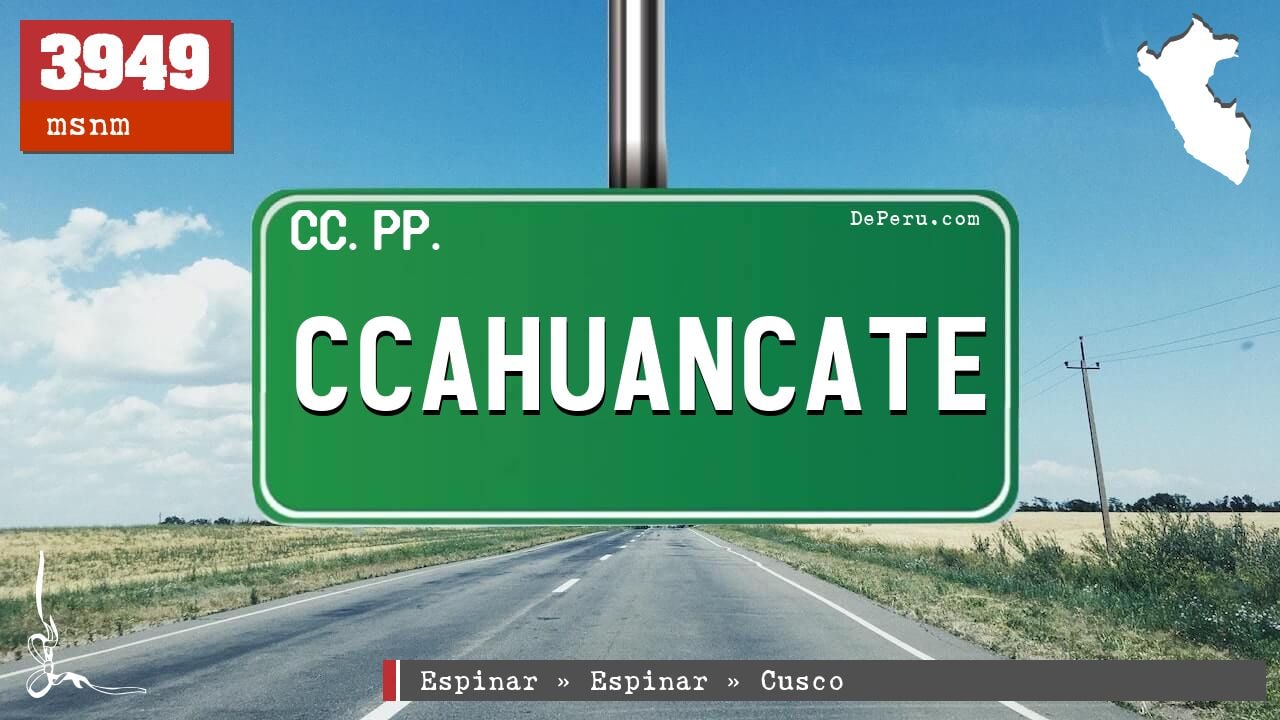 CCAHUANCATE