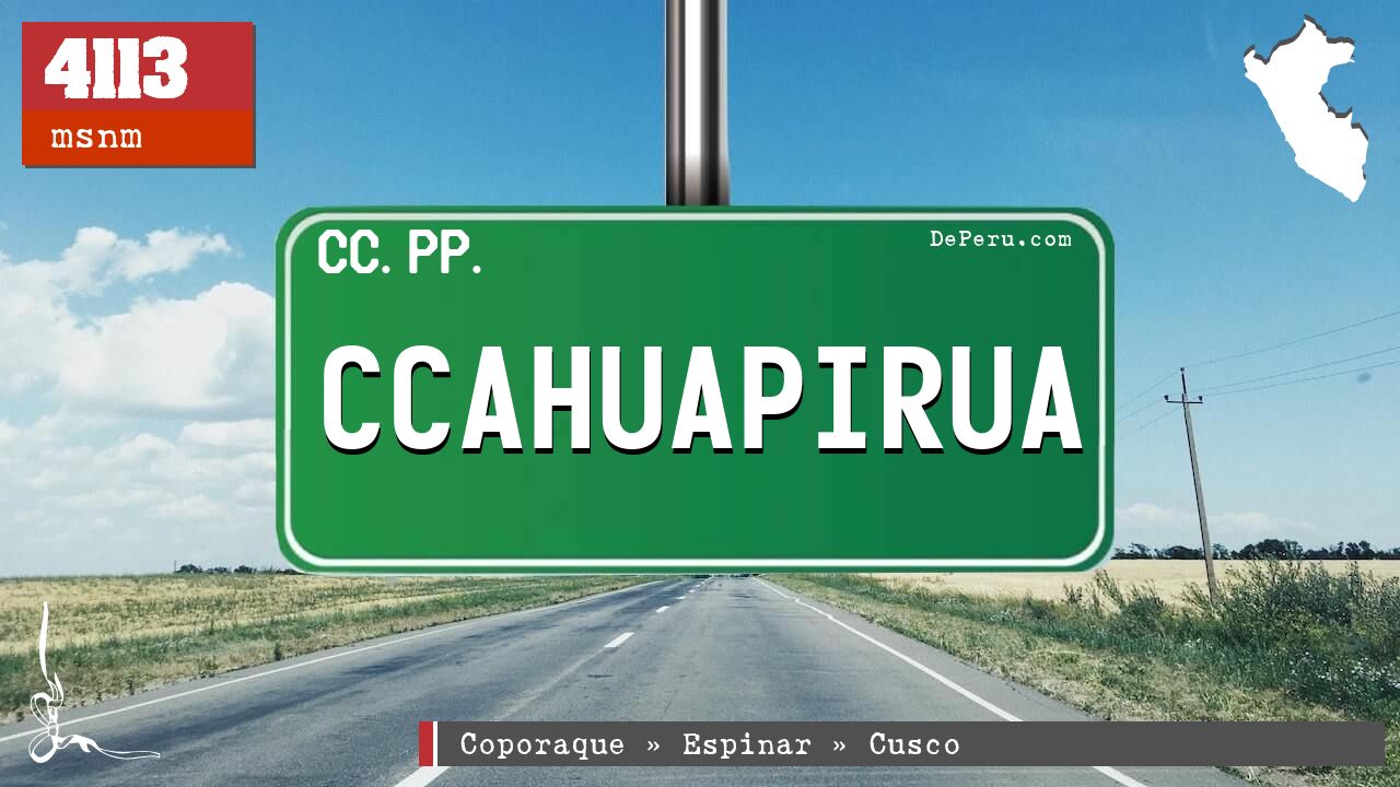 CCAHUAPIRUA