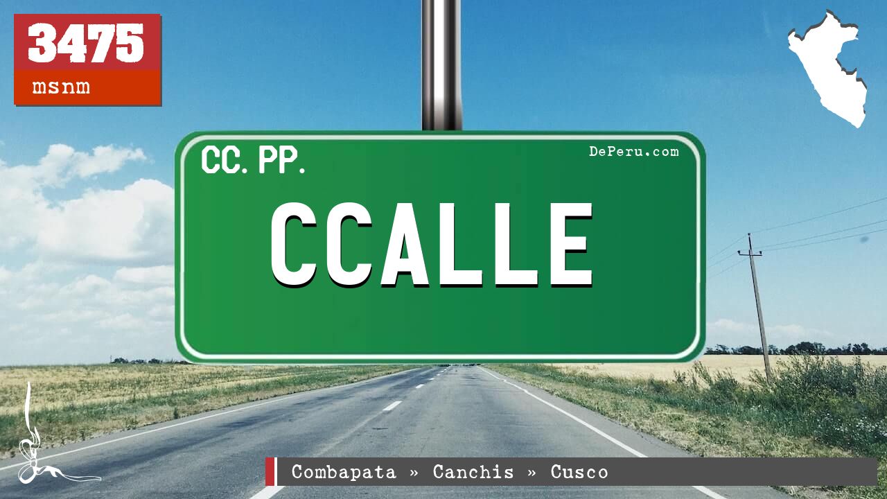 Ccalle