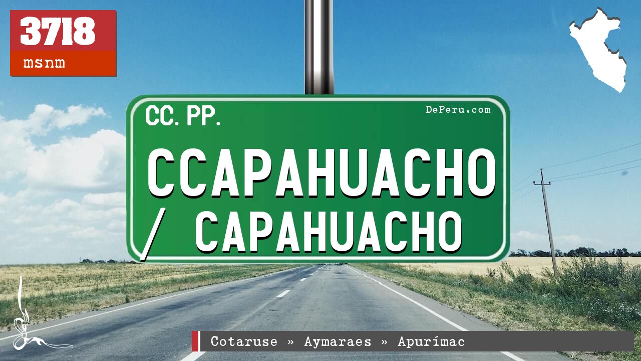 Ccapahuacho / Capahuacho