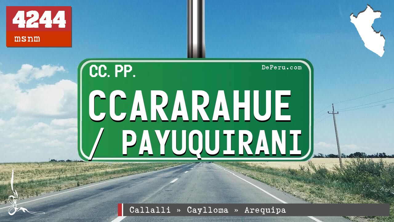 Ccararahue / Payuquirani
