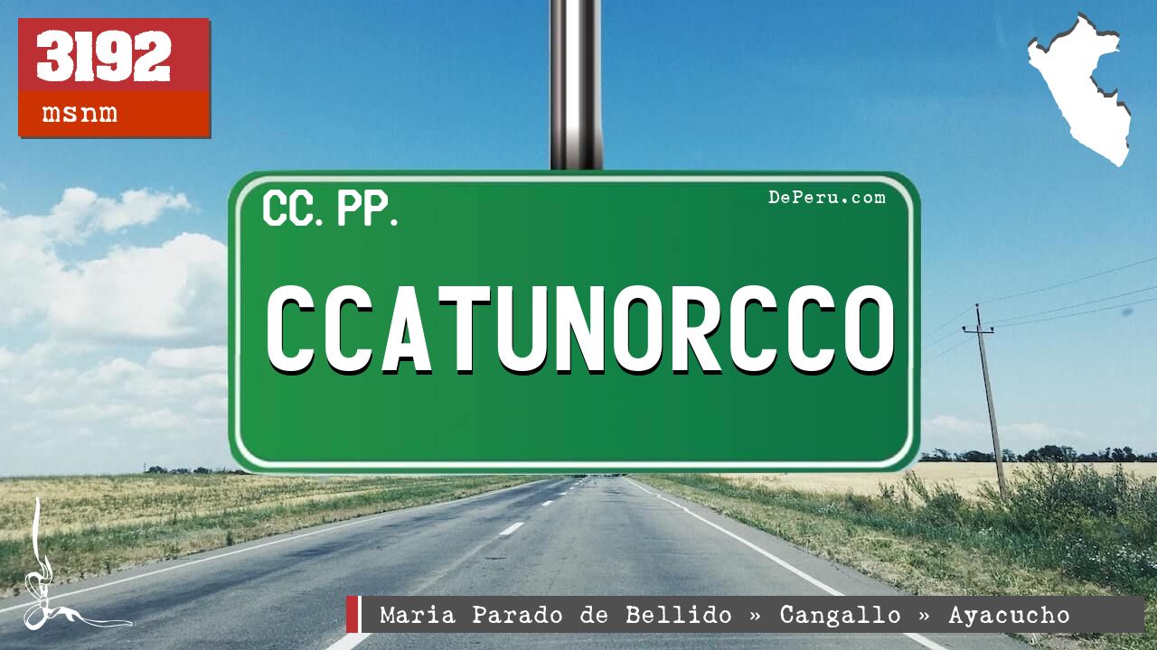 Ccatunorcco