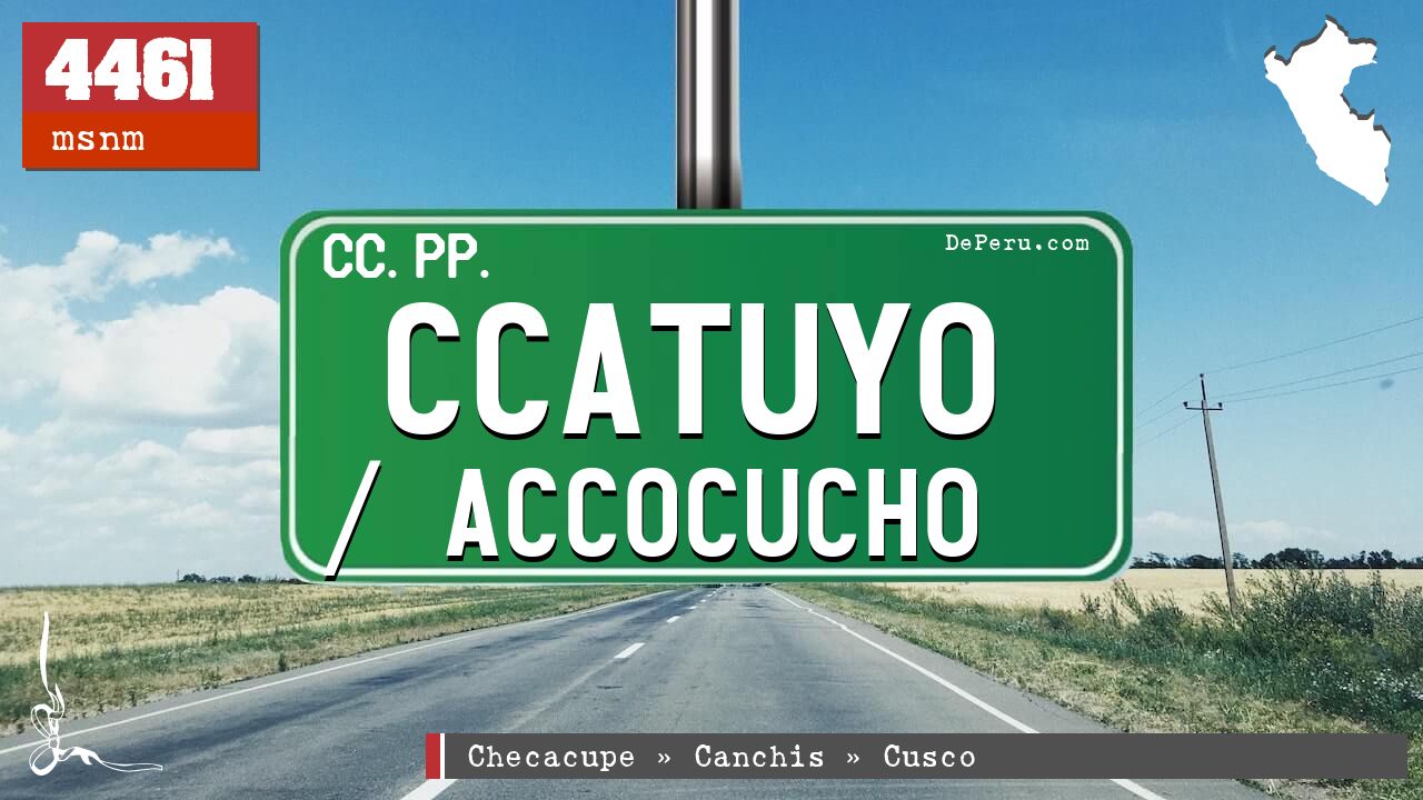 Ccatuyo / Accocucho