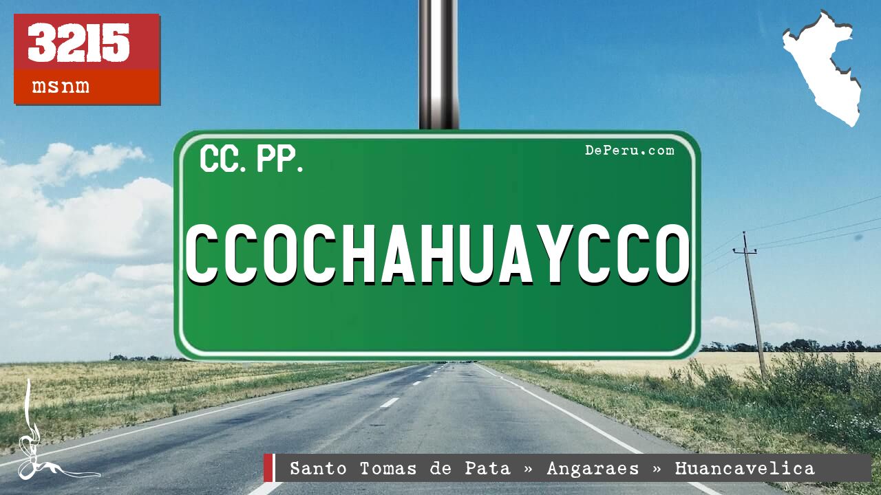 Ccochahuaycco