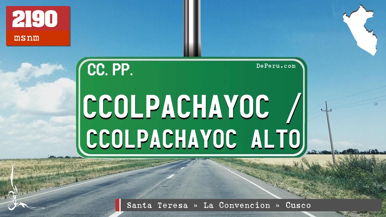 CCOLPACHAYOC /