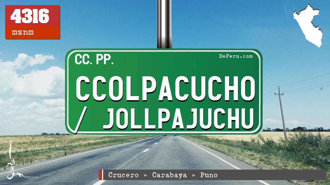 Ccolpacucho / Jollpajuchu