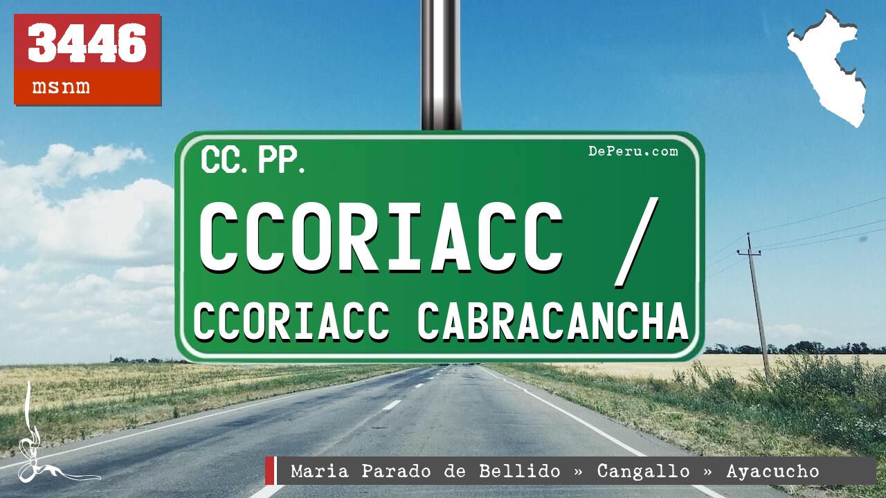 Ccoriacc / Ccoriacc Cabracancha