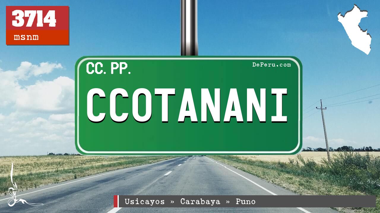 Ccotanani