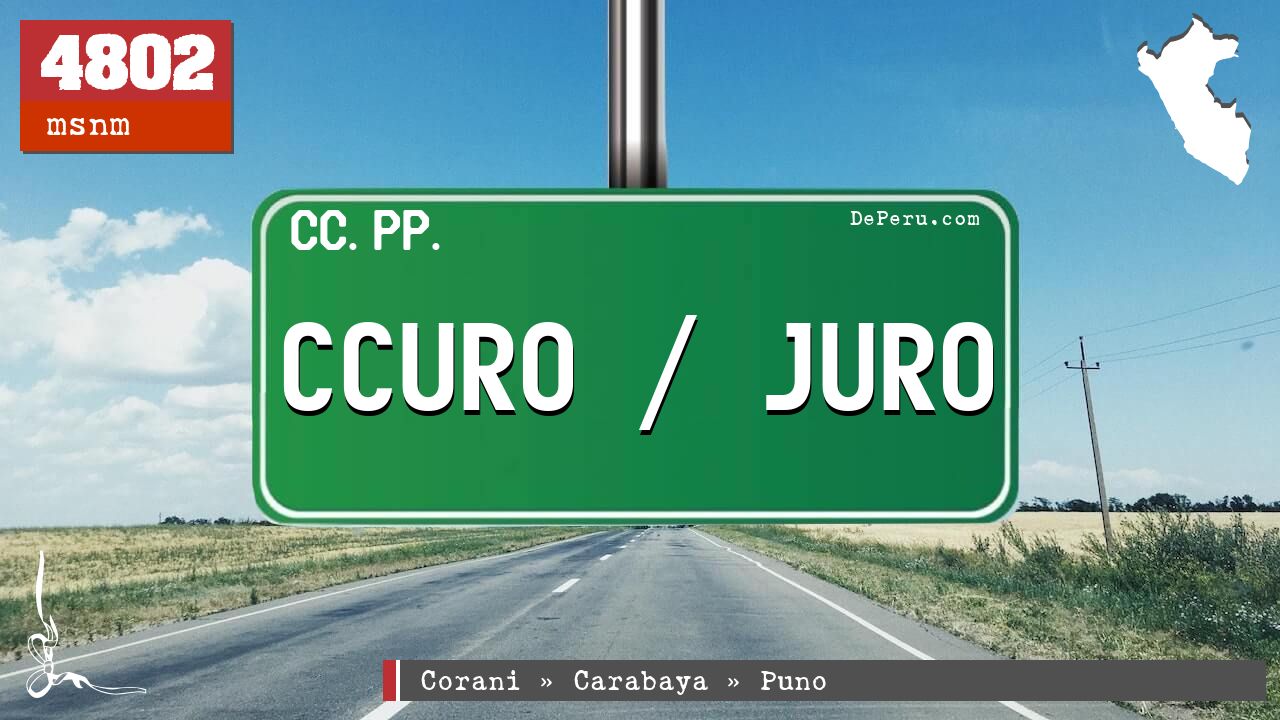 CCURO / JURO