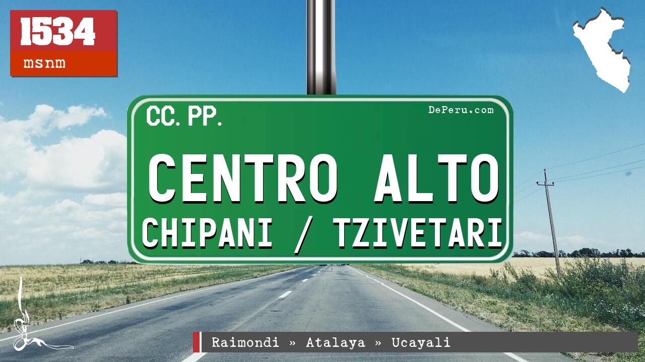 Centro Alto Chipani / Tzivetari