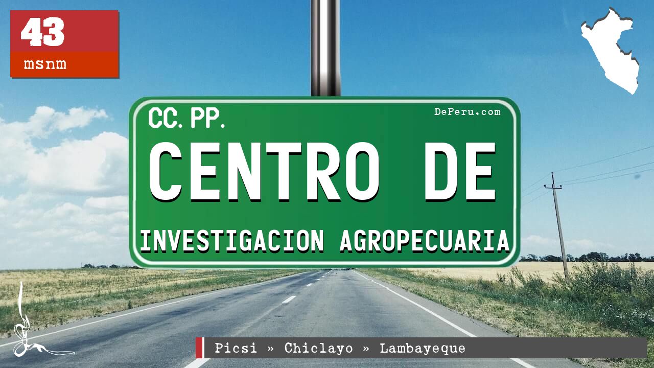 Centro de Investigacion Agropecuaria