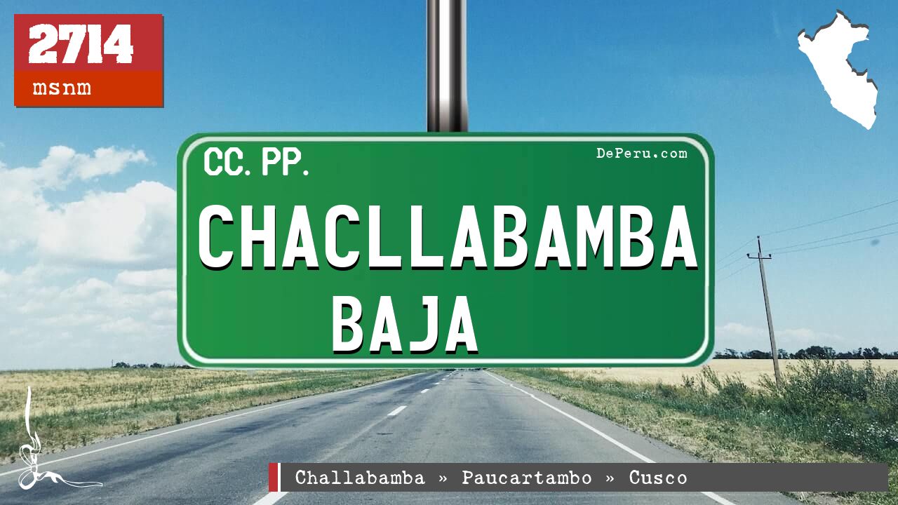 Chacllabamba Baja