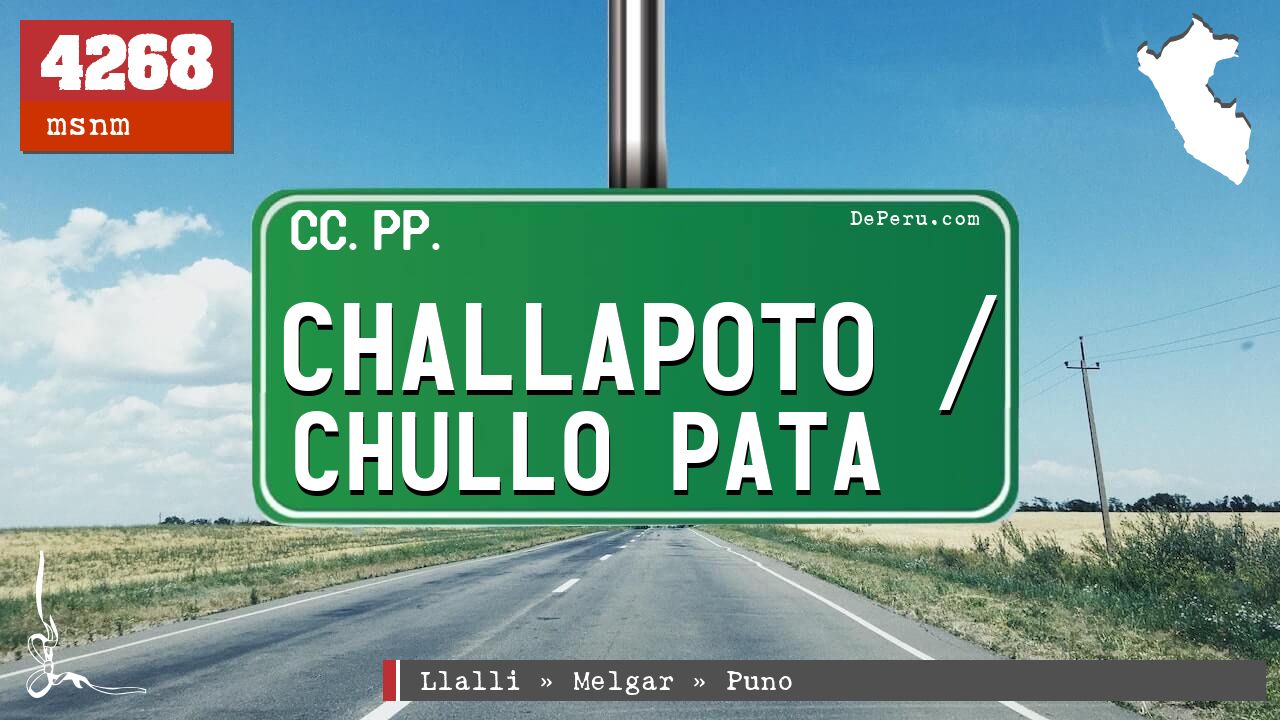Challapoto / Chullo Pata