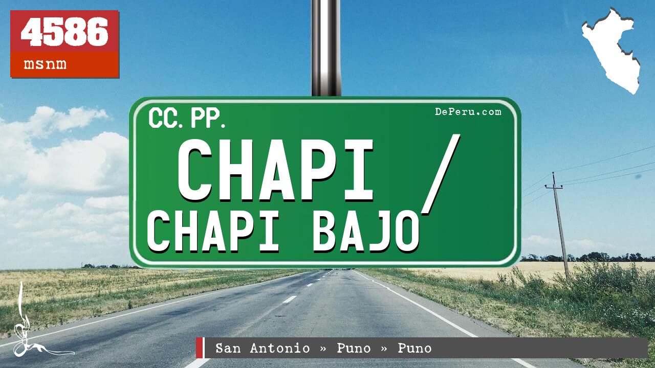 Chapi / Chapi Bajo