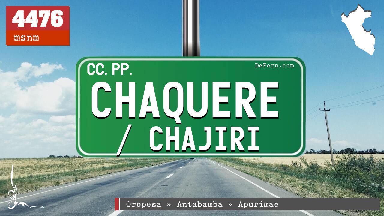 Chaquere / Chajiri