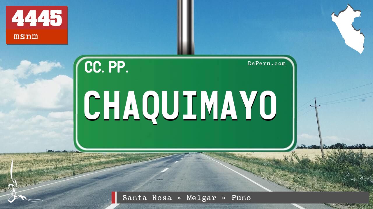 Chaquimayo