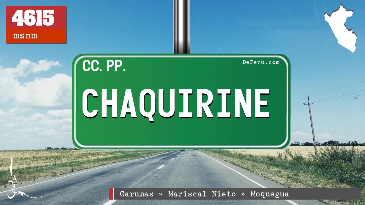 Chaquirine
