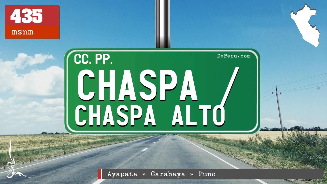 Chaspa / Chaspa Alto