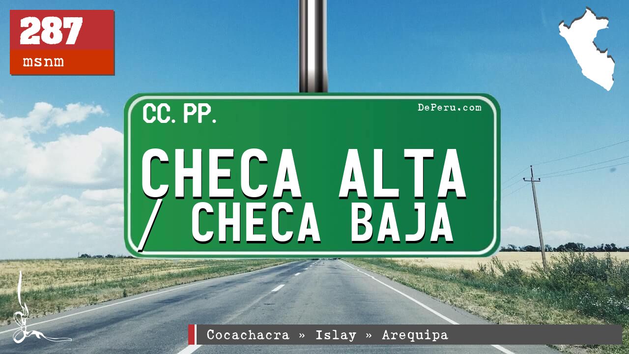 Checa Alta / Checa Baja