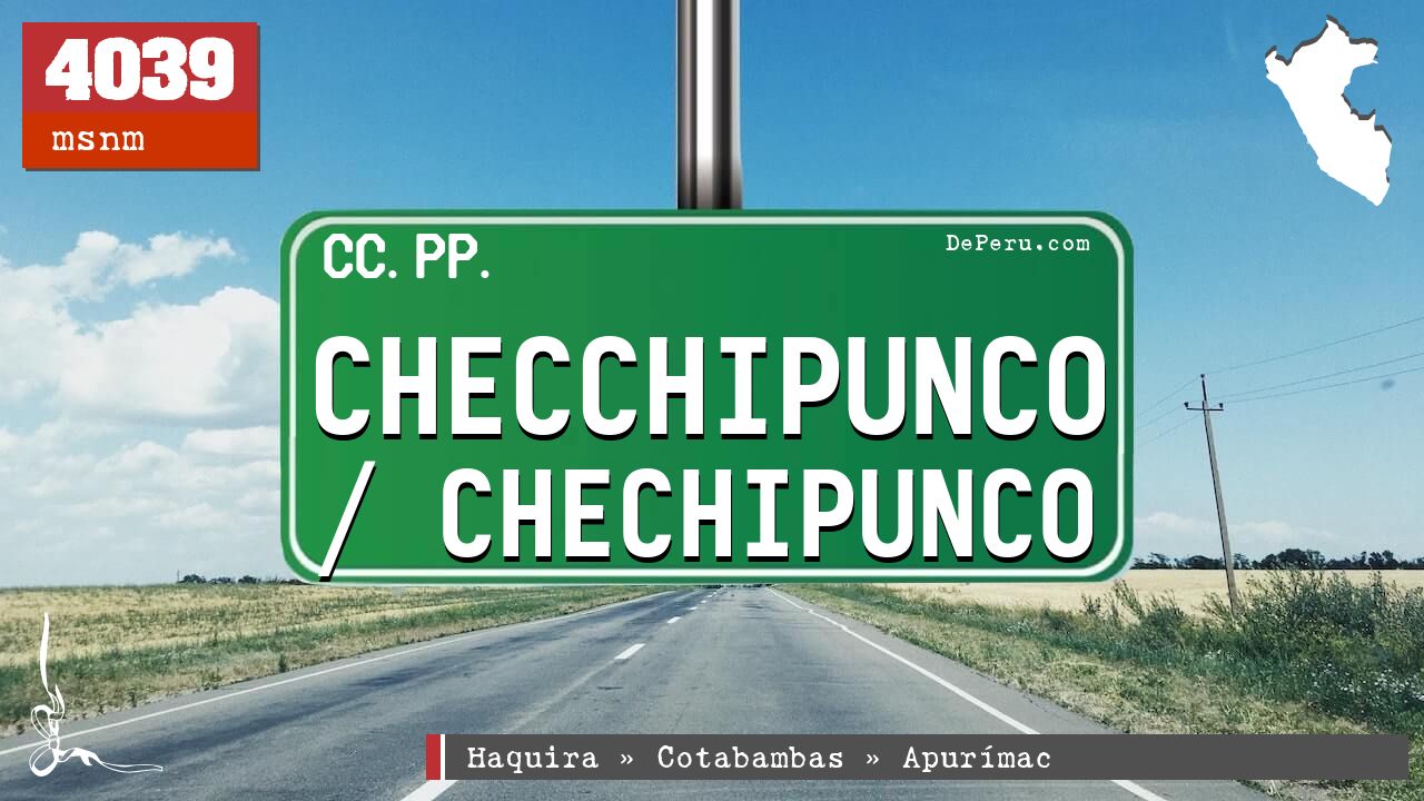 CHECCHIPUNCO