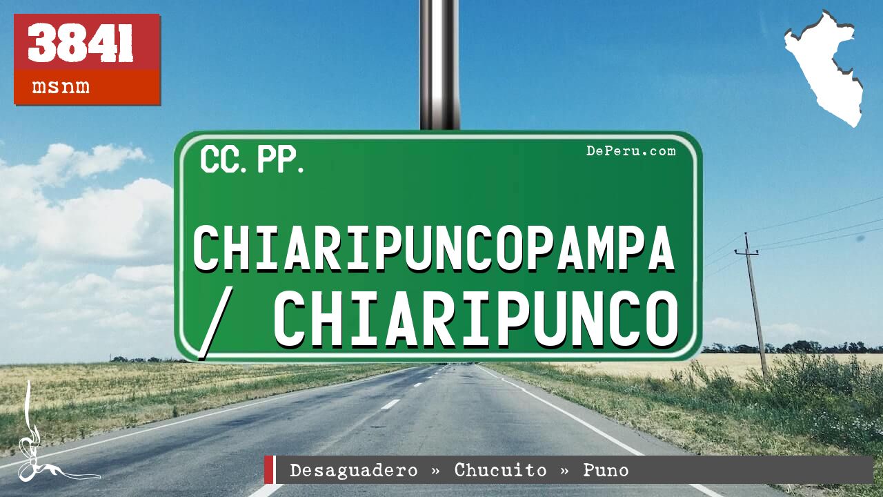 Chiaripuncopampa / Chiaripunco