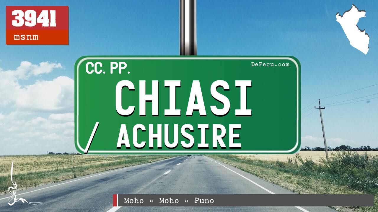 Chiasi / Achusire