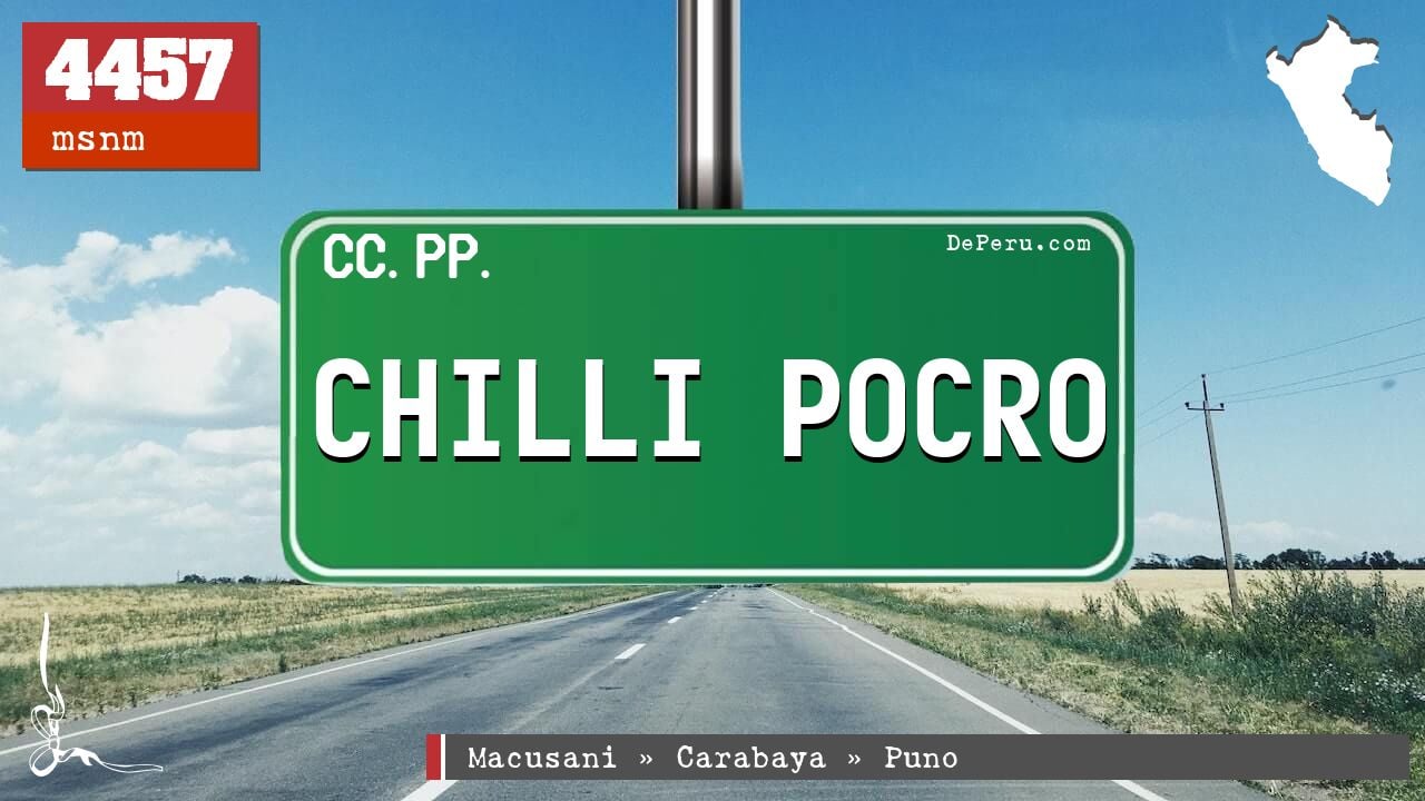 Chilli Pocro