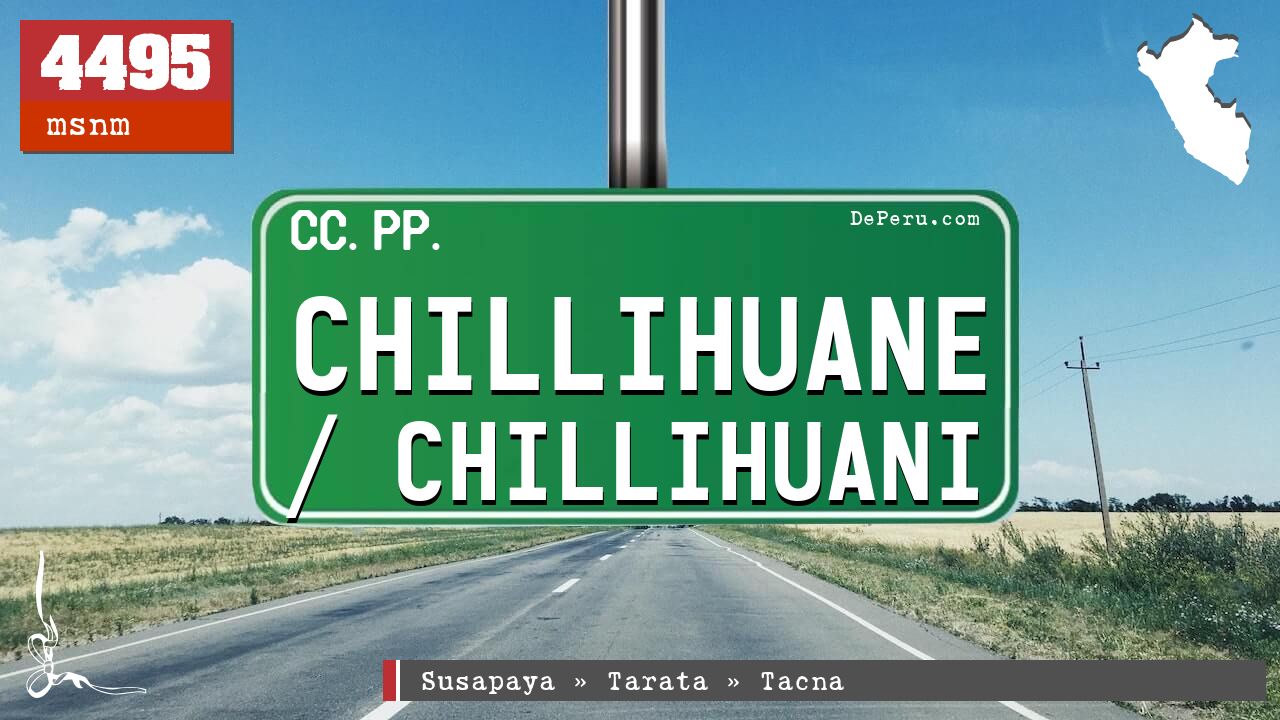 Chillihuane / Chillihuani