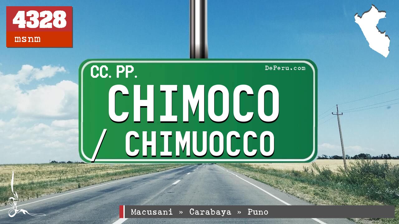 Chimoco / Chimuocco