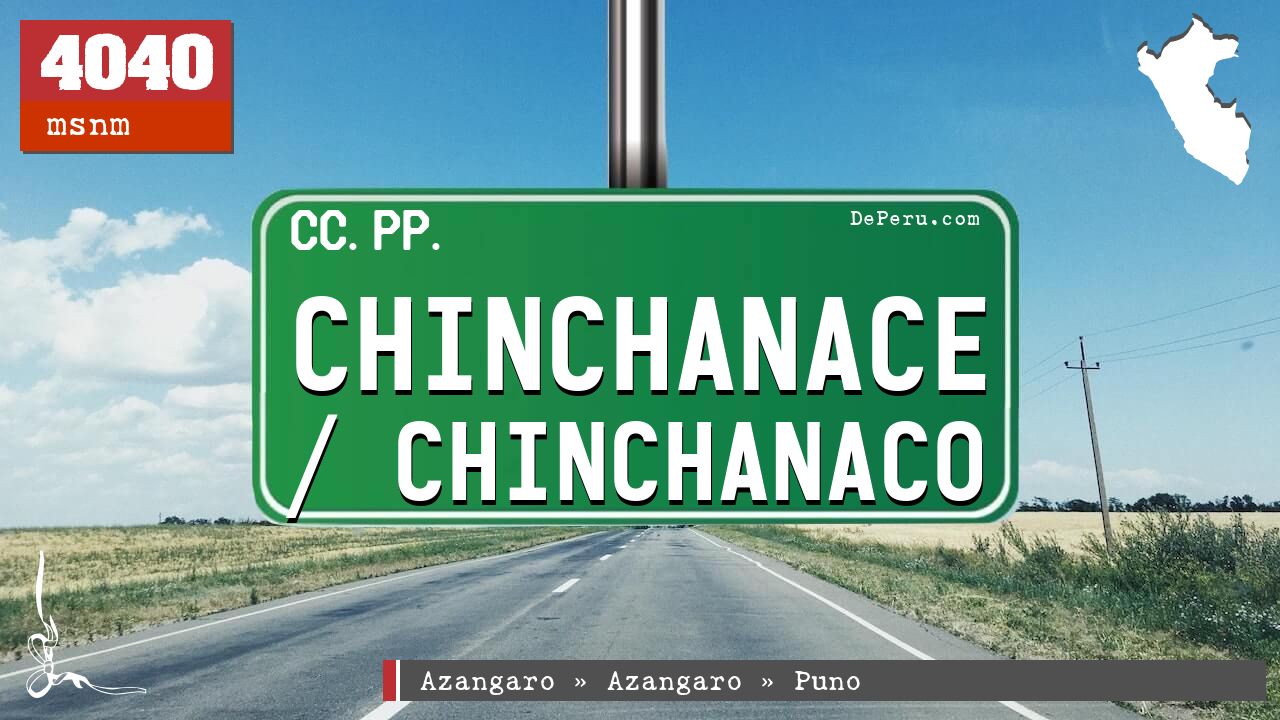 Chinchanace / Chinchanaco