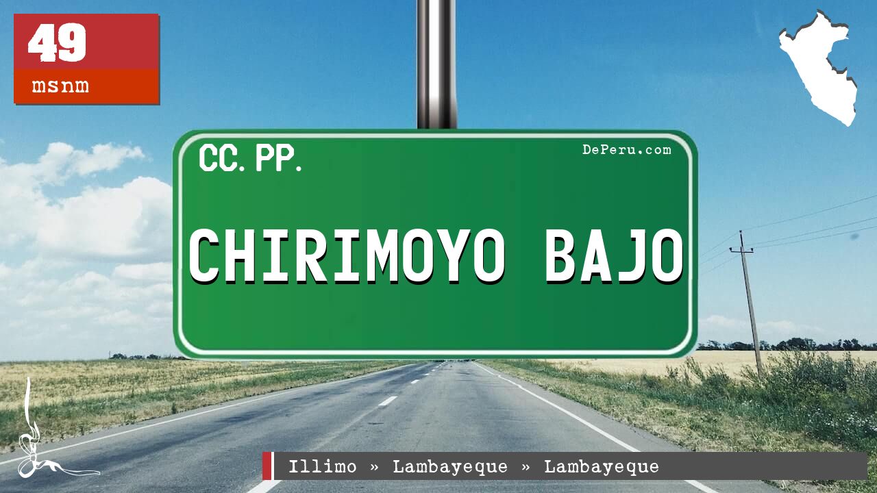 Chirimoyo Bajo